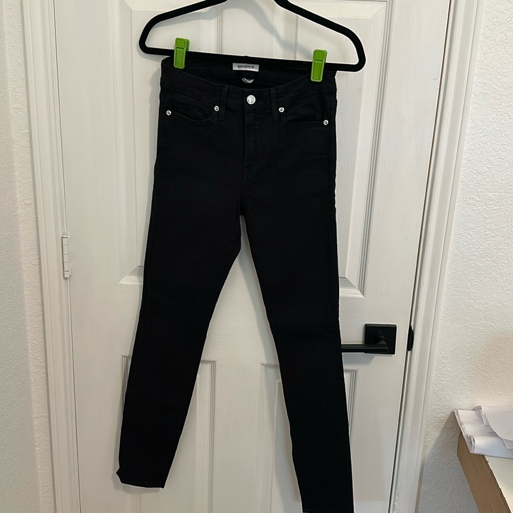 Good American Good Legs Black Skinny Jeans